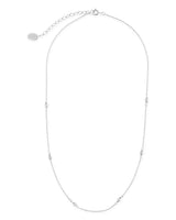 Sterling Silver Beaded Necklace by Sterling Forever