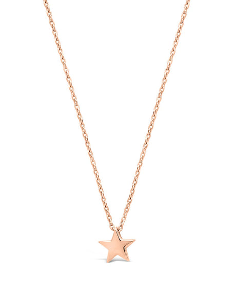 Sterling Silver Delicate Star Pendant Necklace by Sterling Forever