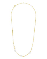 Dainty Pearl Chain Necklace by Sterling Forever