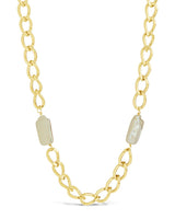 Pearl Chain Necklace by Sterling Forever