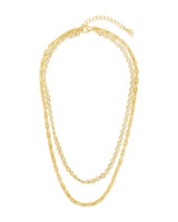 Amedea Pearl & Chain Layered Necklace by Sterling Forever