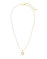 Esti CZ Beaded Pearl Necklace by Sterling Forever