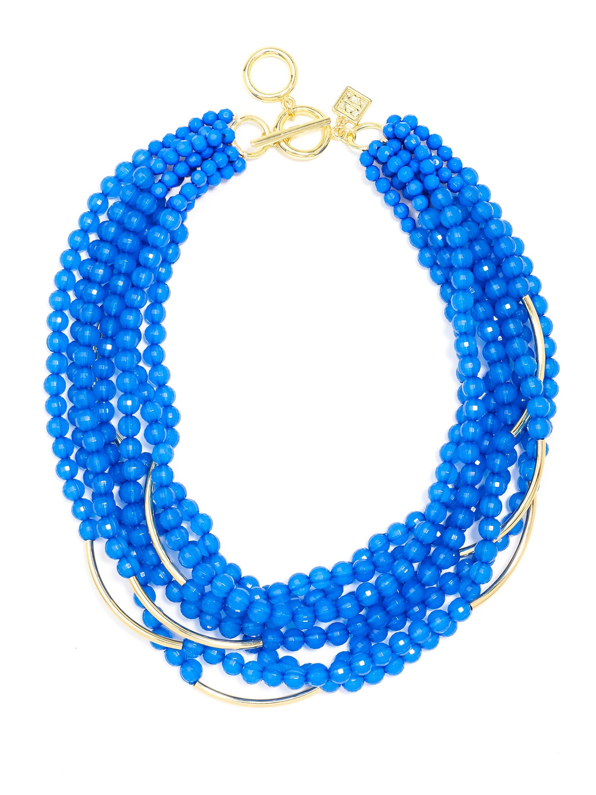 Catch The Wave Beaded Necklace by ZENZII