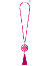 Nellie Tassel Pendant Necklace by ZENZII