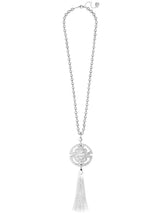 Nellie Tassel Pendant Necklace by ZENZII