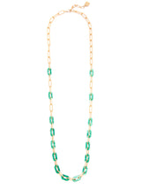 Lenna Long Links Necklace by ZENZII