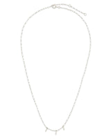 Sterling Silver Pastel Beaded Charm Necklace by Sterling Forever