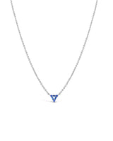 CZ Trinity Triangle Pendant Necklace by Sterling Forever