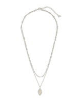 Calla CZ Layered Chain Necklace by Sterling Forever