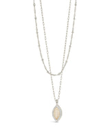 Calla CZ Layered Chain Necklace by Sterling Forever