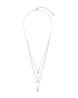 Julie CZ & Layered Chain Necklace by Sterling Forever