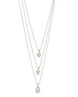 Julie CZ & Layered Chain Necklace by Sterling Forever