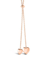 Dangling Heart Bolo Slider Necklace by Sterling Forever