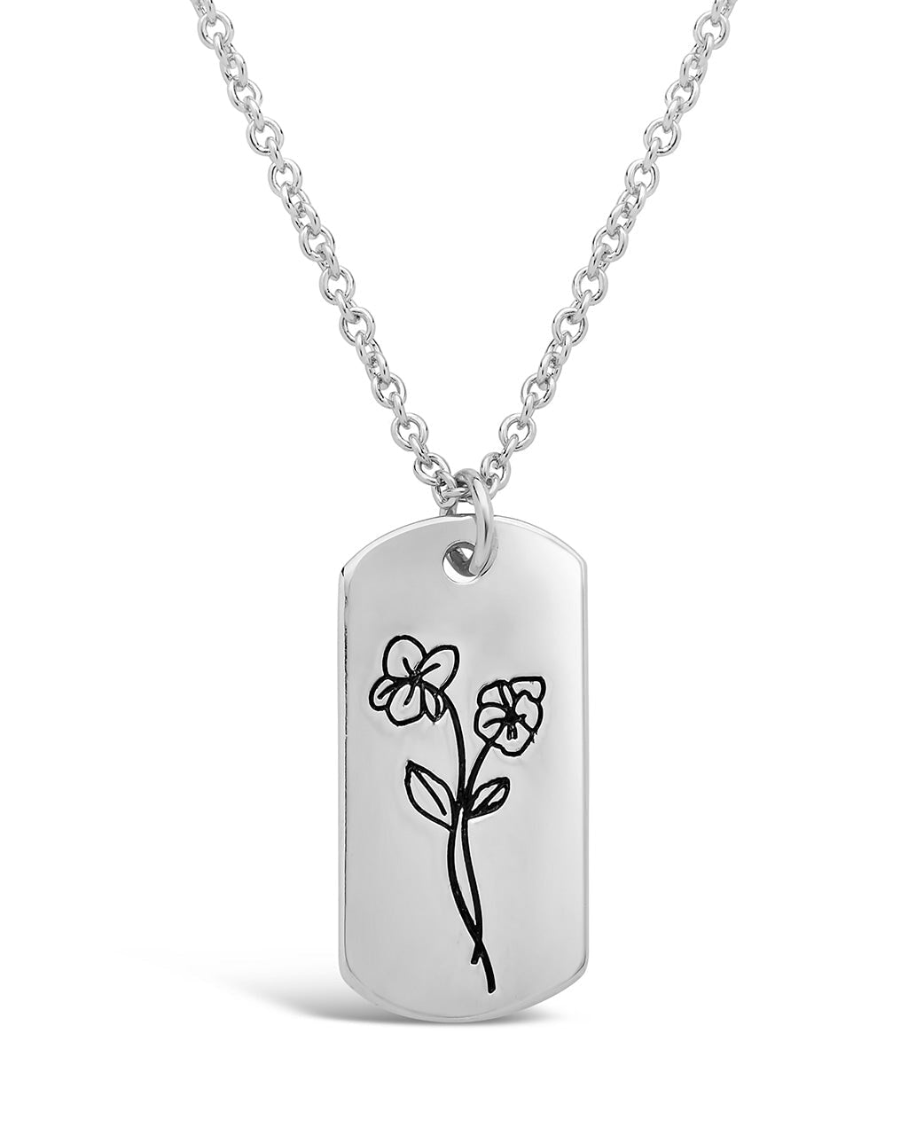 Birth Flower Pendant by Sterling Forever