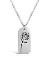 Birth Flower Pendant by Sterling Forever