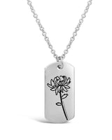 Birth Flower Pendant by Sterling Forever