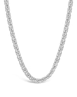 Hammered Interlocking Curb Chain by Sterling Forever