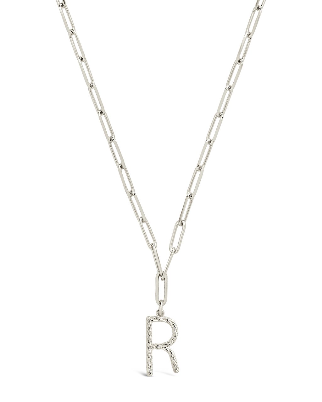 Braided Initial Pendant Necklace by Sterling Forever