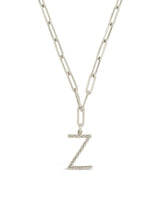 Braided Initial Pendant Necklace by Sterling Forever