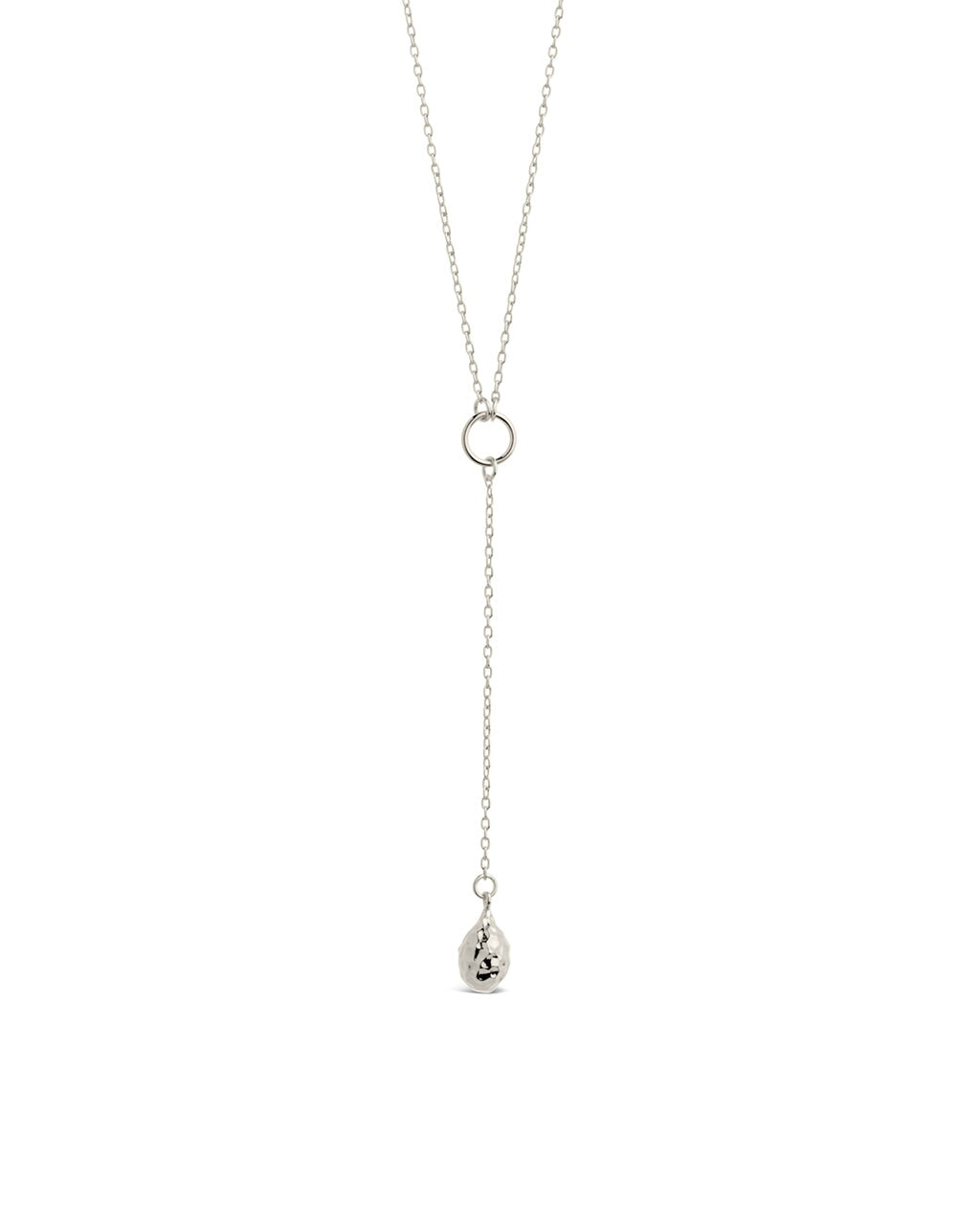 Lee Molten Metal Lariat Necklace by Sterling Forever