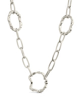 Ira Hammered Chain Necklace by Sterling Forever