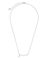 Sterling Silver Polished Bar & Star Drop Necklace by Sterling Forever