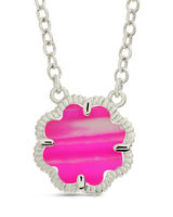 Rose Petal Pendant Necklace by Sterling Forever