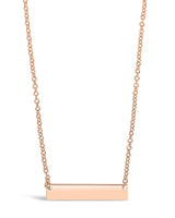 Sterling Silver Mini Bar Pendant by Sterling Forever