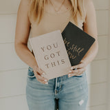 You Got This Fabric Journal by Sweet Water Decor