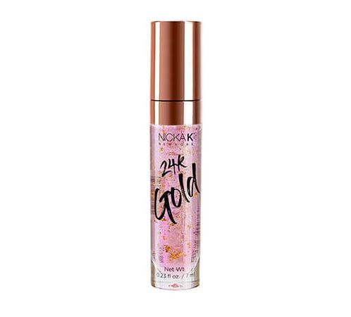 NICKA K 24K Gold Lip Gloss - Rose Gold