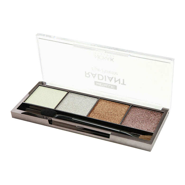 Nicka K Metallic Radiant Eye Palette - Venus