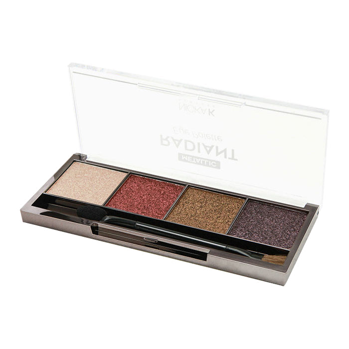 Nicka K Metallic Radiant Eye Palette - Moon