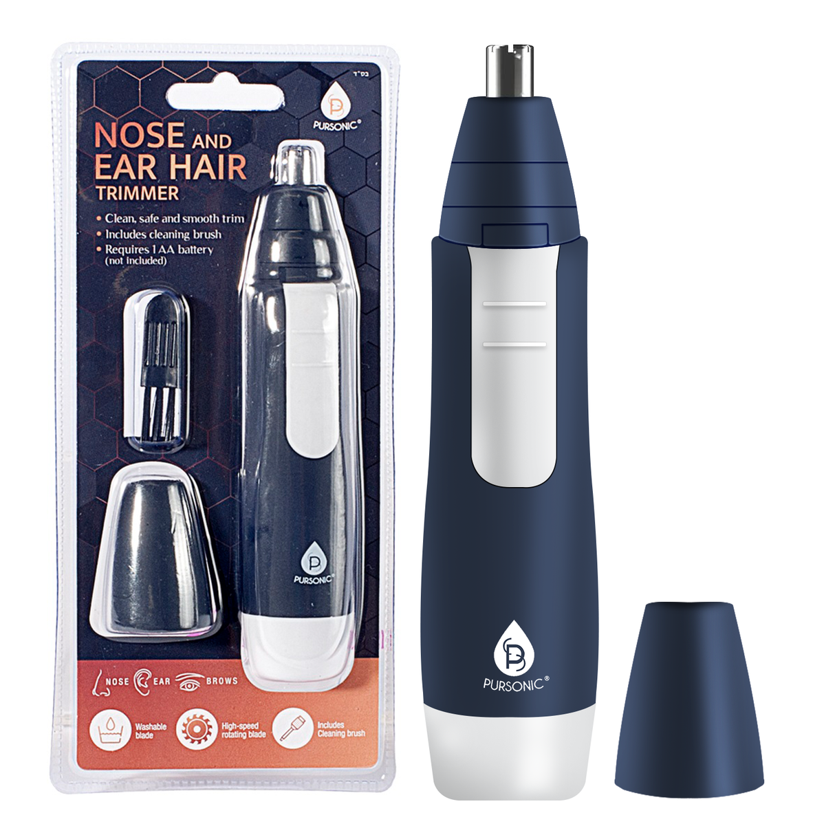 Pursonic Nose and Ear Hair Trimmer by Pursonic