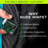 Breath + Gut Mints - Ice Shot (Peppermint Flavor) by NUDE MINTS