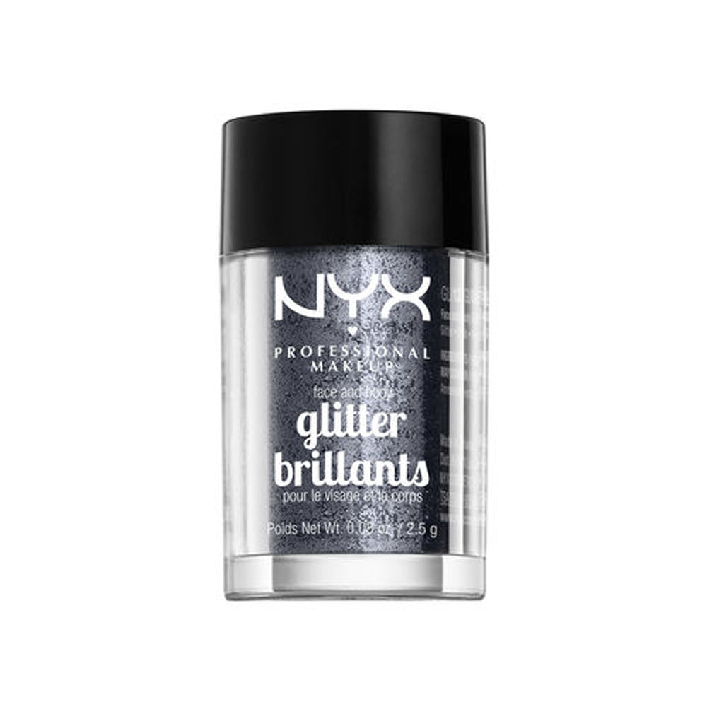 NYX Face & Body Glitter - 12 Gunmetal