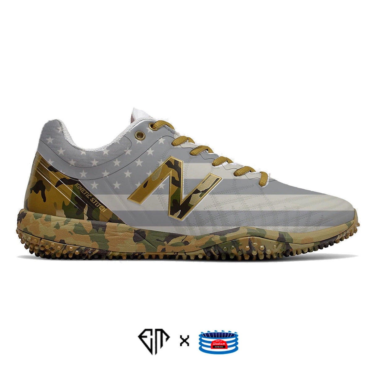 "Salute To Service" New Balance 4040v5 Turfs by Stadium Custom Kicks