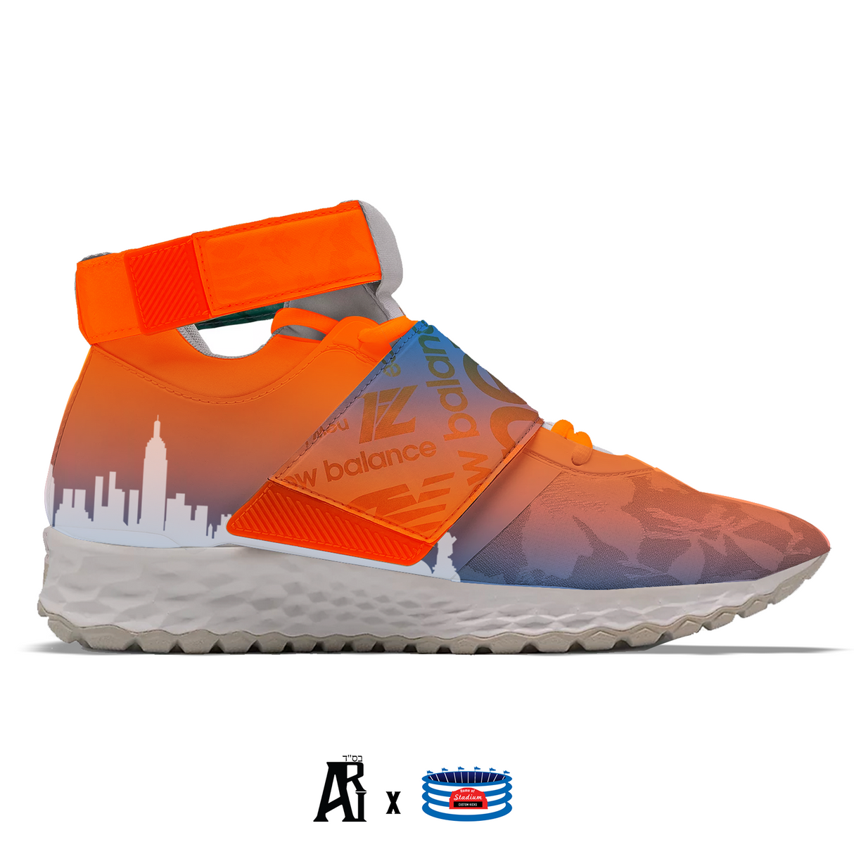 "Big Apple" New Balance Lindor 1 Baseball Turf Shoes by Stadium Custom Kicks