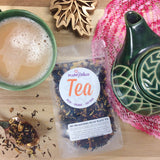 No Obligations Decaf Black Tea (Hazelnut - Almond - Cinnamon) by Plum Deluxe Tea