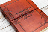 No Limit Quote Leather Journal - 8x6 Size by Soothi