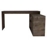 Antlia L-Shaped Writing Desk, Two Shelves, Single Door Cabinet by FM FURNITURE