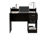 Charlotte Computer Desk, Two Shelves, One  Drawer by FM FURNITURE