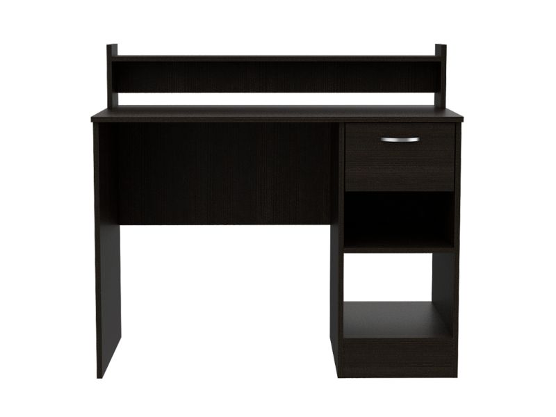 Charlotte Computer Desk, Two Shelves, One  Drawer by FM FURNITURE