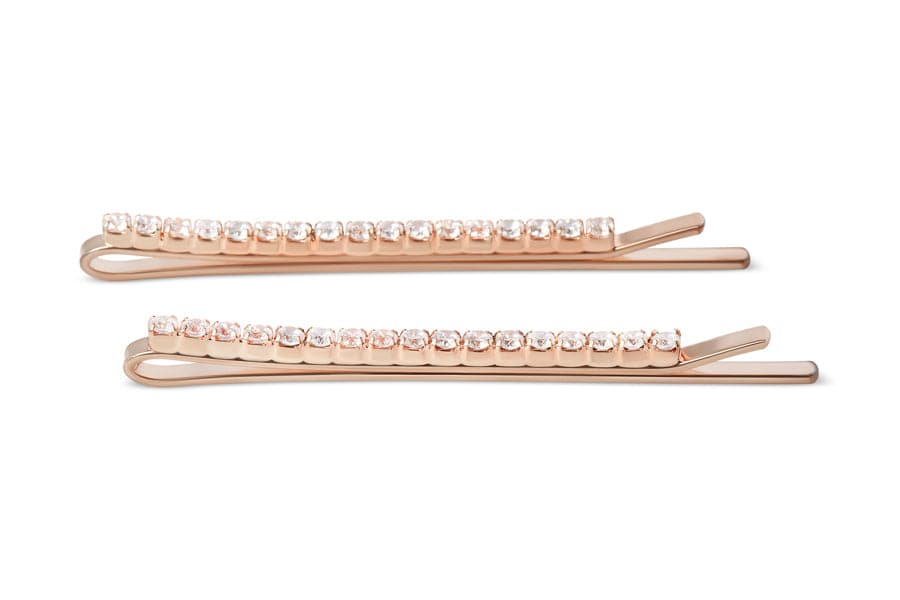 NuMe Sparkle Hair Pin Set of 2-  Rose Gold by NuMe