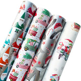 Kids Christmas Wrapping Paper Roll Bundle by Present Paper