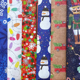 12 Count Small Christmas Decorative Foam Padded Mailing Envelopes by Present Paper