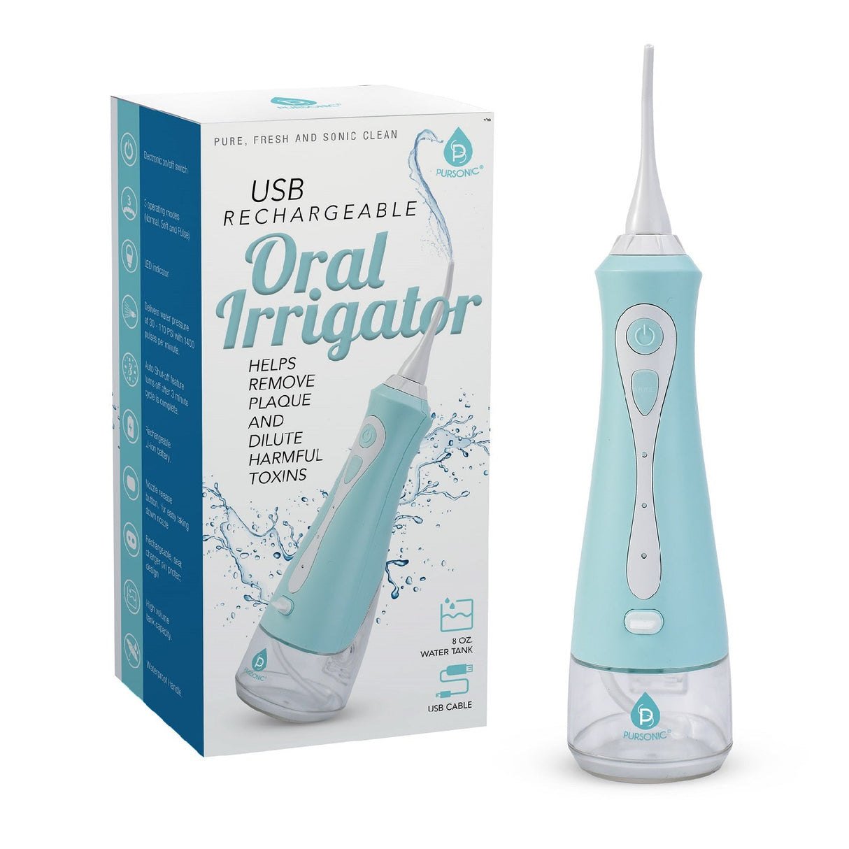 USB Rechargeable Oral Irrigator by Pursonic