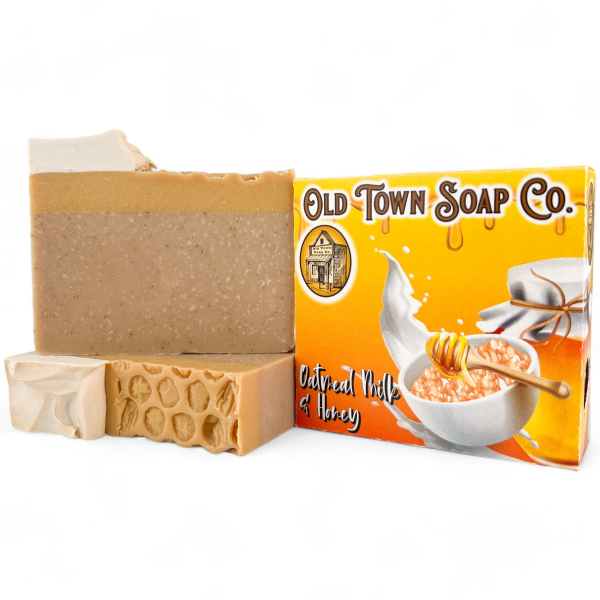 Oatmeal Milk & Honey -Bar Soap by Old Town Soap Co.