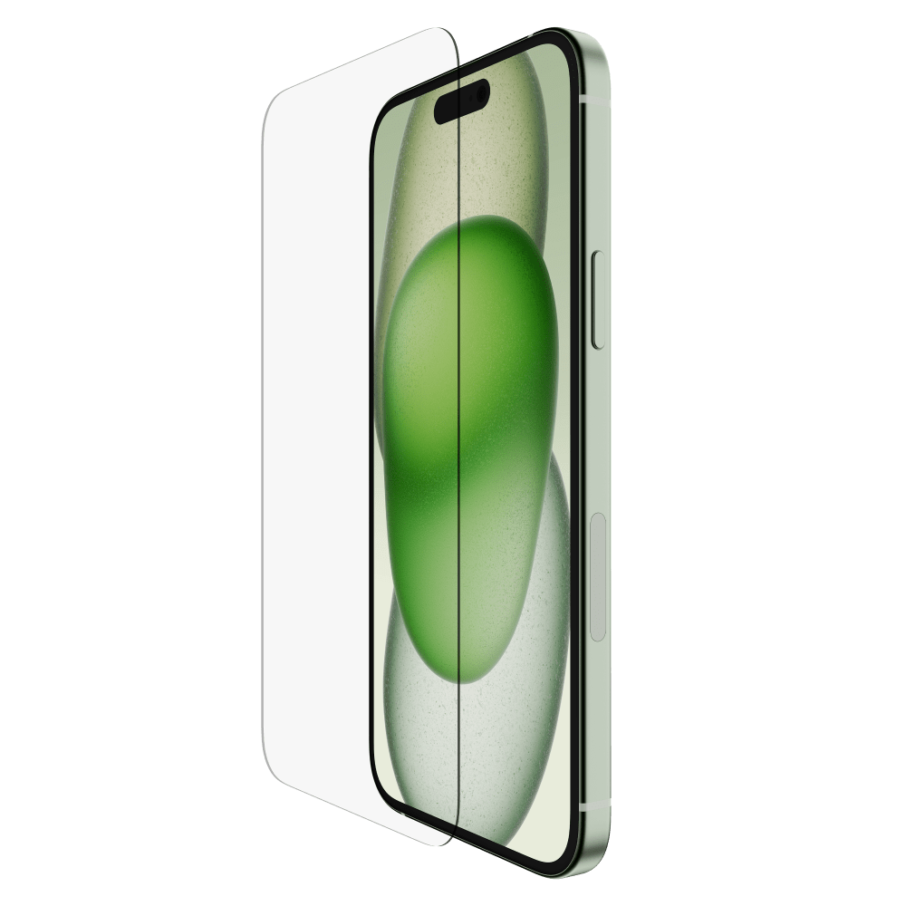 Belkin Glass Screen Protector with EZ Tray for Apple iPhone 15 Plus / iPhone 16 Plus by Belkin