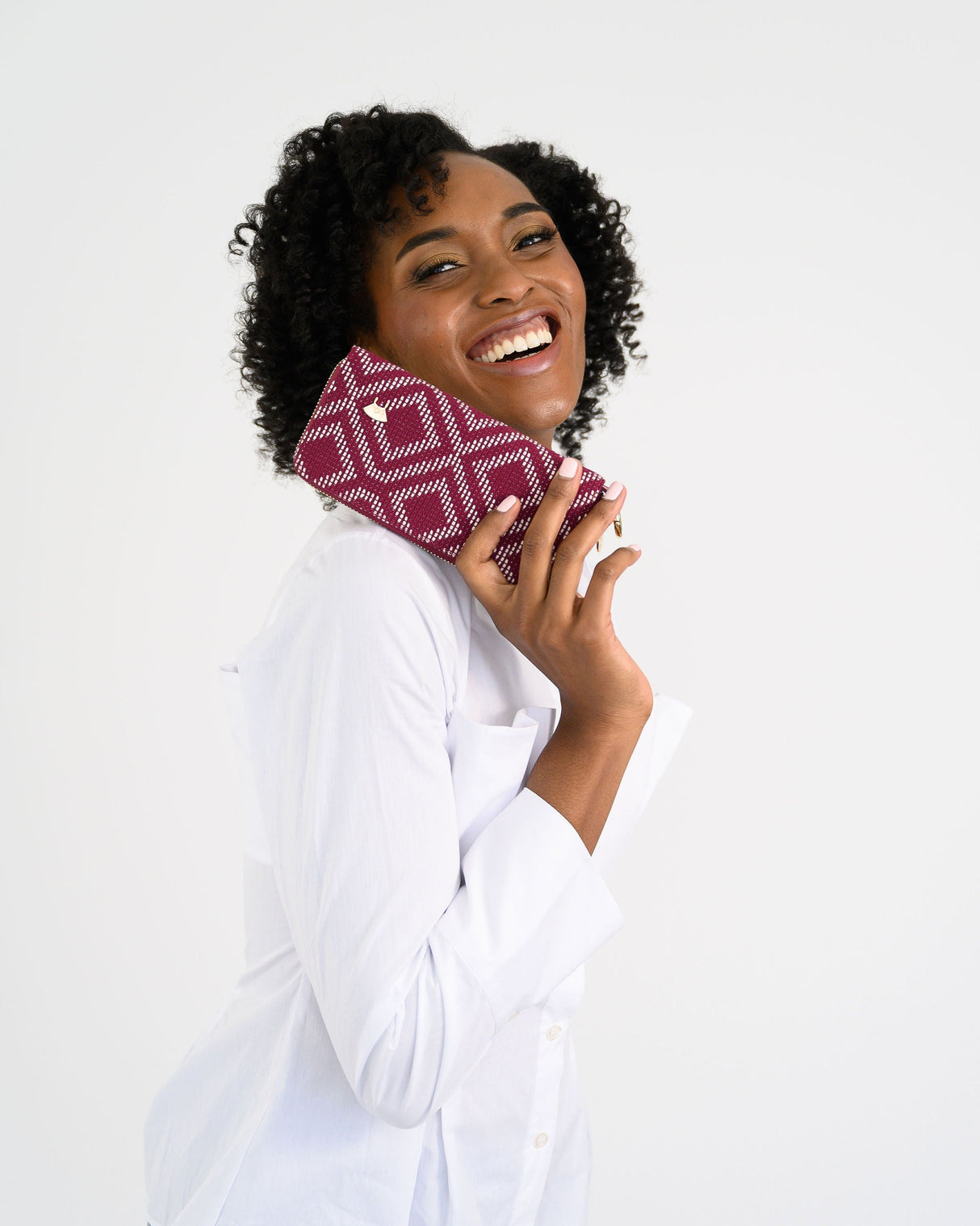 Adunni Wallet - Burgundy by Olori