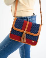 Tola Maiden Shoulder Bag - Red & Blue by Olori